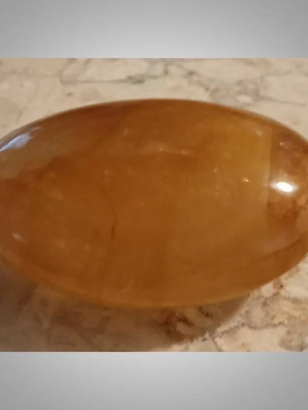 Golden Healer palm stone Abundance Confidence Prosperity 02
